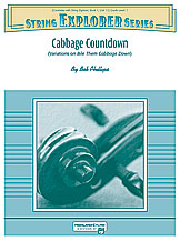 Cabbage Countdown Orchestra sheet music cover Thumbnail